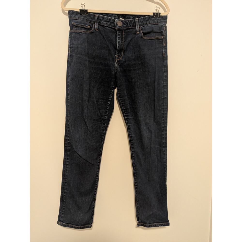 Banana Republic Jeans Womens  Skinny 31P Petite Dark Wash Stretch Denim